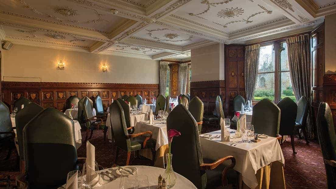 The Oak Room Restaurant Ettington Park Hotel Warwickshire