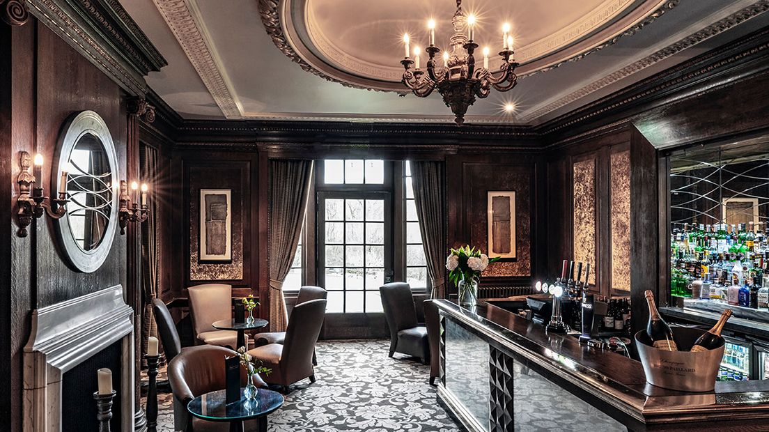 The Drawing Room & Bar Wood Hall Hotel & Spa West Yorkshire Hand
